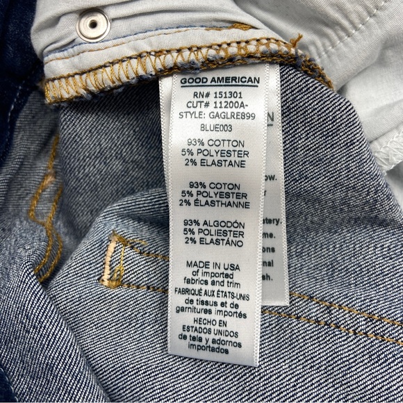 GOOD AMERICAN Good Legs Jeans Blue003 Size 18 - Picture 5 of 6